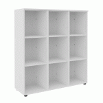 STRUCTURE CASIER FLEXYCAZ 9 CASES VIDE 3 X 3 CASES L 120 X P 42 X H 131,4 BLANC