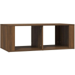 TABLE BASSE CHÊNE MARRON 100X50X36 CM BOIS D'INGÉNIERIE