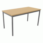 TABLE DE RÉUNION TREFF 140 X 70 HÊTRE / ALU
