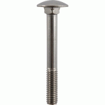 VIS TÊTE RONDE COLLET CARRÉ INOX M8X150 (10 PIÈCES)