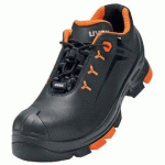2 CHAUSSURES BASSES S3 SRC, T. 44, NOIR/ORANGE