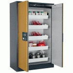 ARMOIRE SÉCURITÉ Q-PEGASUS-90 Q90.195.120.WDAC GRIS/JAUNE - ASECOS