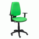 CHAISE DE BUREAU ELCHE - ACCOUDOIRS RÉGLABLES - VERT POMME