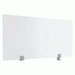 ÉCRAN DE SÉPARATION B-ZEN EN VERRE TREMPÉ L 120 X H 60 CM - AVEC FIXATIONS POUR BUREAU PARTAGÉ