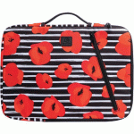 HOUSSE POUR ORDINATEUR PORTABLE MOTIF COQUELICOT - 15-16
