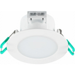 SYLVANIA - LOT DE 12 SPOTS ENCASTRES LED IP65 FIXE BLANC NEUTRE 4000K 6,5W 540 LUMENS BLANC