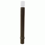 POTEAU MÉMOIRE DE FORME À SCELLER Ø100MM - 1310MM - MARRON - VISO