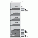 ARMOIRE SÉCURITÉ S-CLASSIC-90 S90.196.060 JAUNE