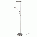 TRIO LIGHTING LAMPADAIRE INDIRECT LED BARRIE LISEUSE, NICKEL MAT
