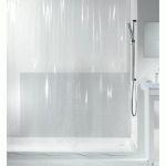 RIDEAU DE DOUCHE - 180 X 200 CM - PEVA - TRANSPARENT SPIRELLA