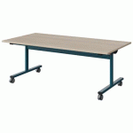 TABLE MALIBU RAB. 160X80 T3 DL STRA ABS ACACIA/BLEU 5025