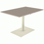 TABLE MANO RÉGLABLE 120X80 STRA ABS CHÊNE HONGRIE/BEIGE 1013 - MOBIDECOR