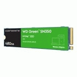 WD GREEN SN350 NVME SSD WDS480G2G0C - SSD - 480 GO - PCIE 3.0 X4 (NVME)