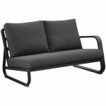 CANAPÉ ANTONINO ACCOUDOIR GAUCHE - GRAPHITE COUSSIN GRIS - PROLOISIRS