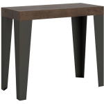 CONSOLE EXTENSIBLE 90X40/196 CM NOYER FLAMME STRUCTURE ANTHRACITE