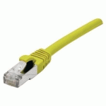 CORDON PATCH RJ45 S/FTP CAT 6 3 MÈTRES JAUNE