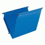 LOT DE 10 - DOSSIER SUSPENDU POUR ARMOIRES POLYPROPYLÈNE OPAQUE ULTIMATE ELBA FOND NORMAL BLEU
