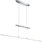 LAMPE À SUSPENSION LED 18 WATTS LAMPE SUSPENDUE PLAFONNIER RÉGLABLE EN HAUTEUR LAMPE CHROME