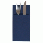 SERVIETTE CANGURITO 55 G/M² 33X40 CM AIRLAID BLEU MARINE (VENDU PAR 900)