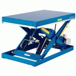 TABLE ELEVATRICE FIXE F=3000KG PLAT=2000X1200M M COURSE=1300 - HYMO
