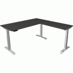 BUREAU ASSIS/DEBOUT MOVE4 L180XP80XH64-129 AJOUT 100X60CMANTHR. - KERKMANN