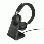 MICRO-CASQUE FILAIRE EVOLVE2 65 UC DUO USB-A LINK 380A +BASE - JABRA