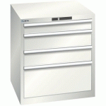 ARMOIRE BLANC GRIS 717X725X800 AVEC 4 TIR. 75KG _ 78.632.180 - LISTA