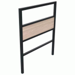BARRIÈRE HESI 1 M CHÊNE CLAIR/MÉTAL GRIS 7016 PIEDS CARRÉS - BUTON DESIGN