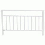 BARRIÈRE VENISE 1.50 M STRUCTURE BARREAUX - ZINC BLANC 9010 - PROCITY
