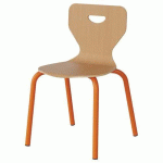CHAISE MALIBU 4P - T4 - COQUE HÊTRE / ALU ORANG 1028 - MANUTAN EXPERT