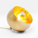 KARE APOLLON LAMPE À POSER DORÉ MAT Ø 28 CM