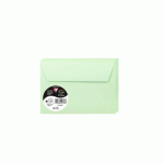 LOT DE 2 - PAQUET DE 20 ENVELOPPES POLLEN 114X162MM 120G/M2 - VERT