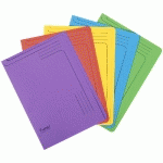 PAQUET DE 25 CHEMISES COIN FOREVER 290G/M² - 22X31CM - COULEURS ASSORTIES - LOT DE 25
