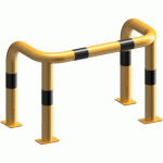 ARCEAU DOUBLE ARCEAU À CHEVILLER-JAUNE/NOIR-1000X650MM - SCHAKE