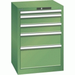 ARMOIRE VERT 564X572X800 AVEC 5 TIR. 75KG _ 78.882.030 - LISTA