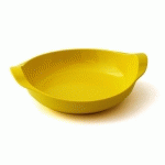 ASSIETTE CREUSE TOBOGGAN MÉLAMINE JAUNE