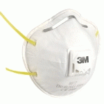 BOÎTE DE 10 MASQUES RESPIRATOIRES COQUES JETABLES FFP1 AVEC  SOUPAPE SÉRIE 8812 BLANC - 3M - 7000006980