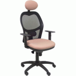 CHAISE JORQUERA AVEC APPUI-TÊTE NOIR/ROSE - PIQUERAS Y CRESPO