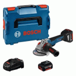 MEULEUSE D'ANGLE SANS FIL 125 MM - BATTERIE ET CHARGEUR - GWS 18V-10 PC BOSCH