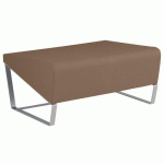 POUF 2 PLACES FACETT PVC URBAN TERRE