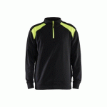 SWEAT CAMIONNEUR AVEC DÉTAILS AUX ÉPAULES - NOIR ET JAUNE - XXL BLAKLADER
