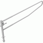 BARRIÈRE ARRONDI PIVOTANTE BÉTONNER SERRURE PROFILÉ-3500MM - SCHAKE