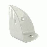 COIN DE VALISE 3 FACES EN ACIER NICKELÉ L45X45 MM - BLANC INTERGES