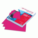 PLATS DE COUVERTURE PERGAMY - A4 - BRILLANTS - 250GR - BOÎTE DE 100 - ROSE