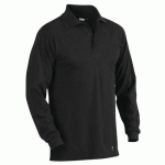 POLO PIQUÉ RETARDANT FLAMME INHÉRENT NOIR TAILLE M - BLAKLADER