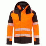PORTWEST FR606 PARKA MODAFLAME FR PW3 HV ORANGE/NOIR - TAILLE M