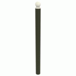 POTELET BOOPI PMR TÊTE BOULE MÉTAL HT 1.20M Ø90MM OLIVE 6003 - BUTON DESIGN