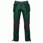 PROJOB 3520 PANTALON STRETCH ET CORDURA VERT FORÊT - TAILLE 46
