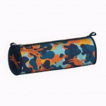 QUO VADIS - TROUSSE SCOLAIRE - RONDE - ANIMASCOT - JUNGLE - 23X8X8 CM TOILE (POLYESTER) - 1 COMPARTIMENT(S)
