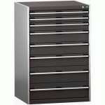 BOTT 1 ARMOIRE À TIROIRS SL-8712-8.2 AVEC 8 TIROIRS POUR CHARGE LOURDE - BOTT